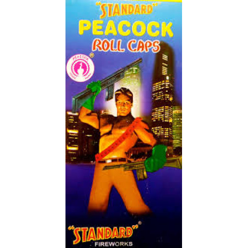 PEACOCK ROLL CAP