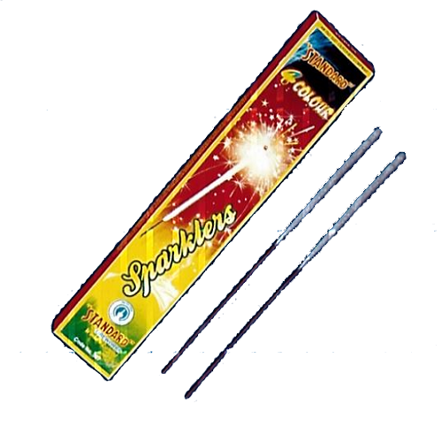 12 CM  FOUR COLOR SPARKLERS